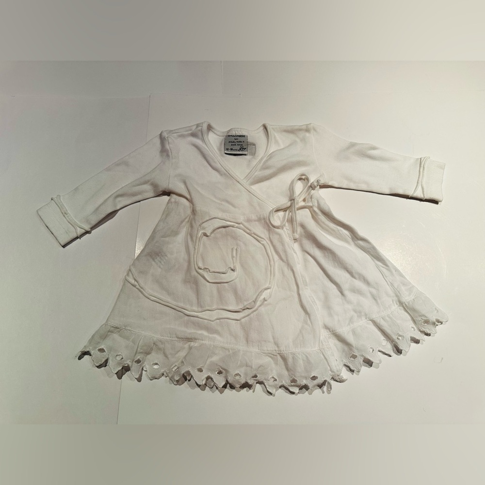 White Kids Wrap Top